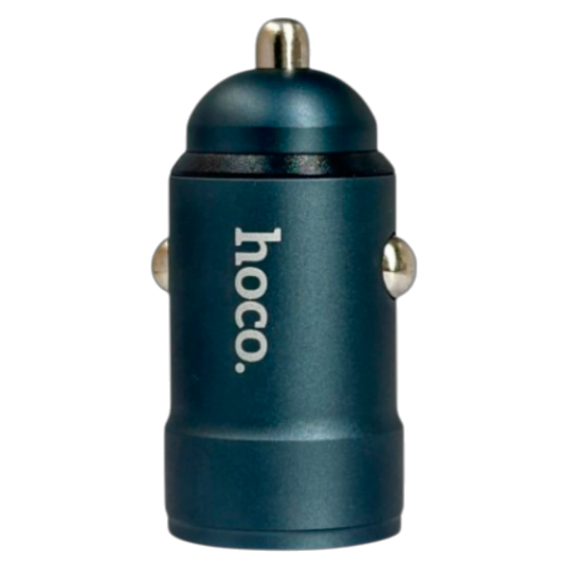 Cargador De Auto Usb Tipo C Hoco Z57 30w Negro - Imagen 3