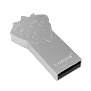 Pendrive Unidad Flash Usb 2.0 Lenyes Lion 32 Gb Gris