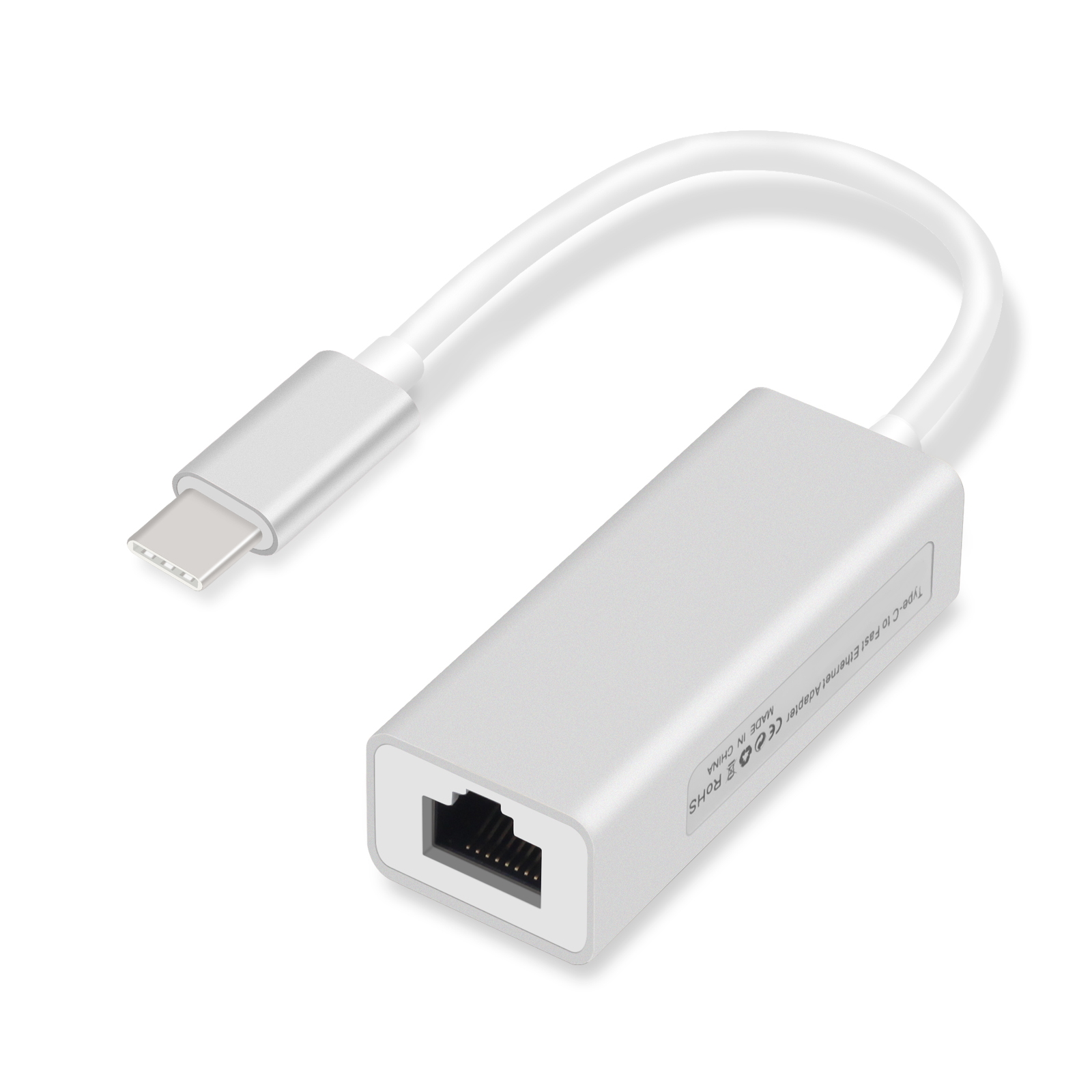 Adaptador Hub Tipo C a Rj45 Birlink Blanco - Imagen 2