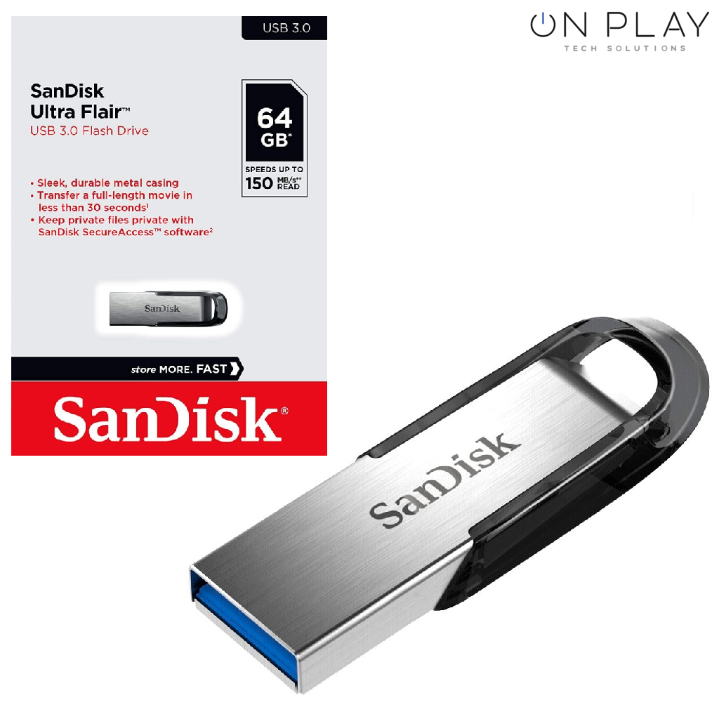 PEN DRIVE DE 64GB SanDisk Ultra Flair 64GB 3.0 - Imagen 2