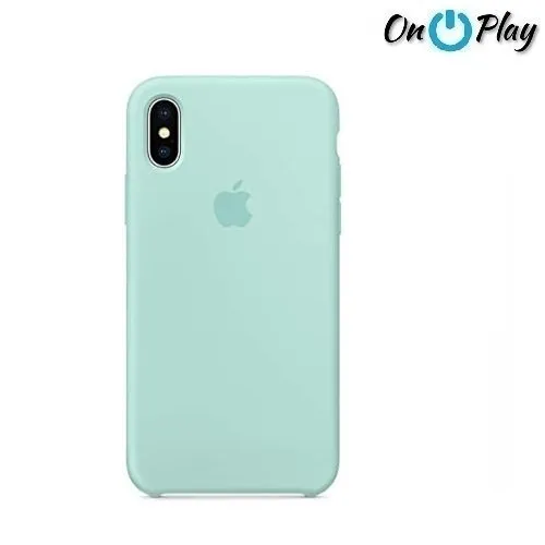 Funda Silicona Con Logo Apple Iphone X Iphone XS –