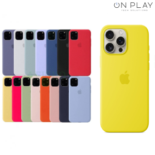 Funda Silicona Con Logo Apple Iphone 16 PRO MAX –