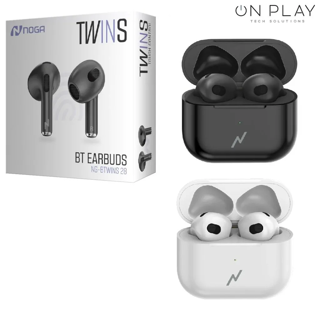 Auricular Inalámbrico NOGA NG-BTWINS 28 Touch Control - Imagen 2