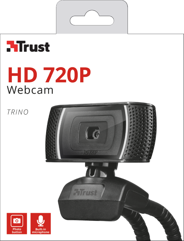 Webcam Trust Trino HD 720p Negro - Imagen 3