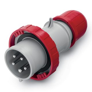 ENCHUFE Macho Volante 3P+N+T IP66IP67 32A 6H 346-415V SCAME (rojo)