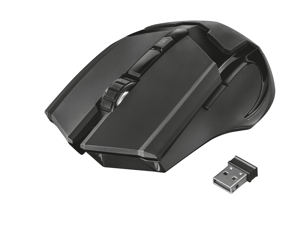 Mouse Gamer Trust Gxt 103 Gav Inalambrico Negro - Imagen 4