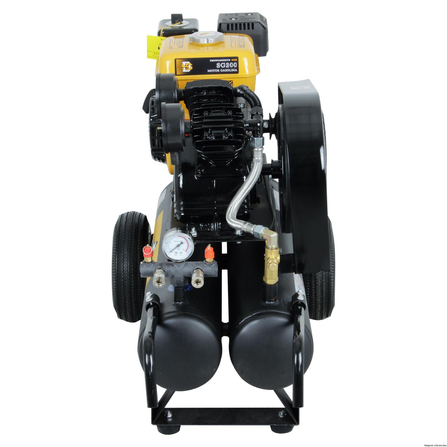 COMPRESOR AUTONOMO 5.5hp 35 litros Gasolina LH2051 - Imagen 5