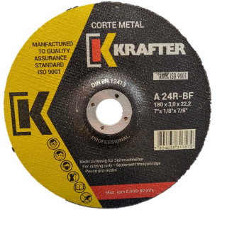 Disco de Corte Metal 7 x 3,0mm Krafter