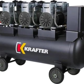 COMPRESOR LIBRE DE ACEITE 1.5KWX3  100L