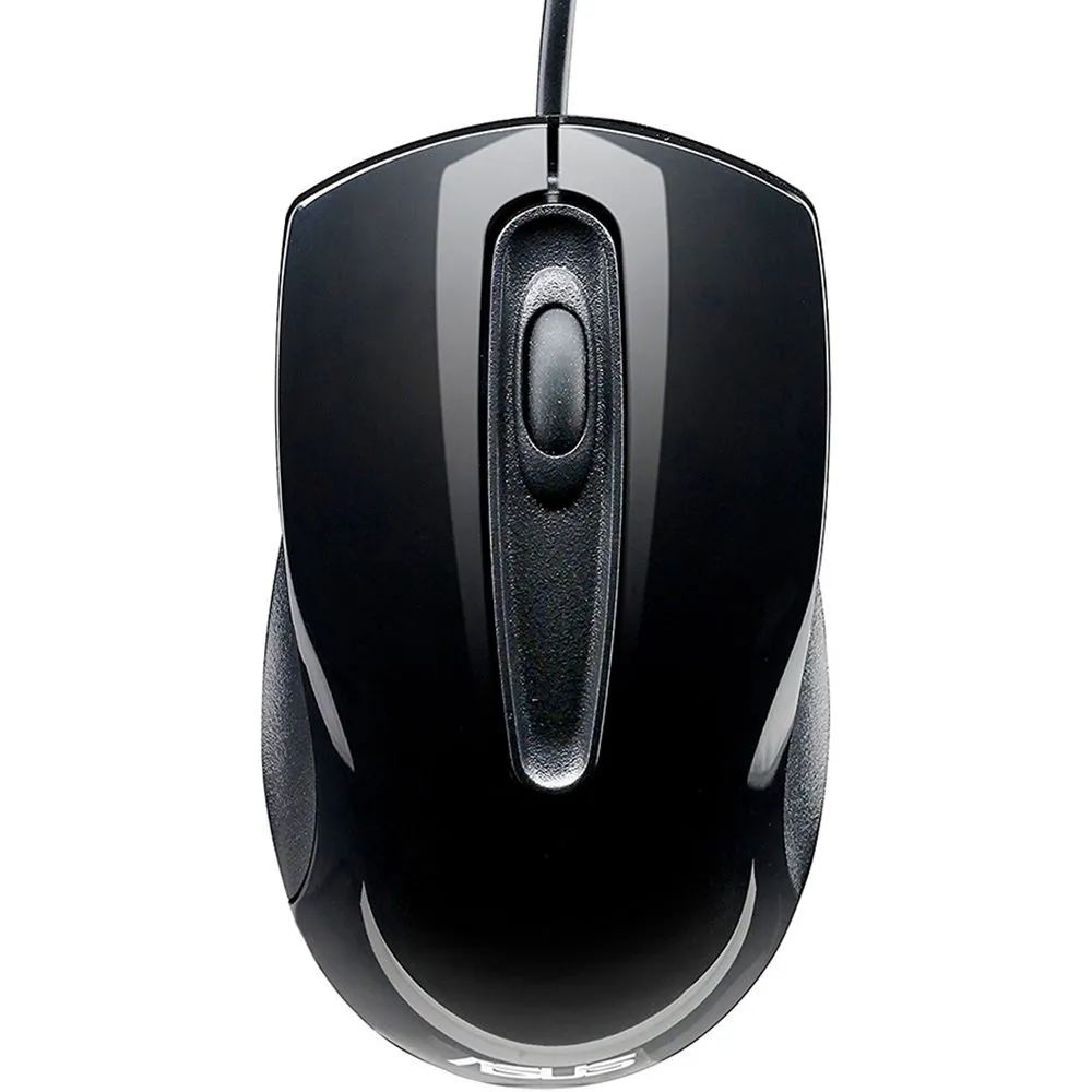 Mouse Con Cable Asus Blue Light Negro - Imagen 4