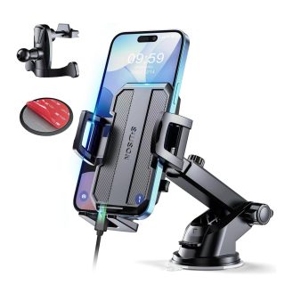 Gancho Tablero de Vehiculo p/ Celulares 3 en 1