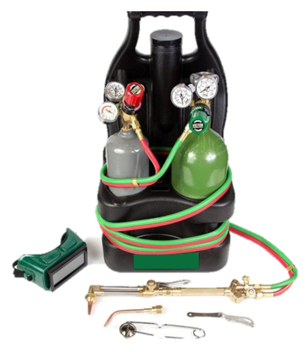 Equipo torcha transportable c/cilindro oxi-acet Glint52 (Sin Carga) ACCSOL