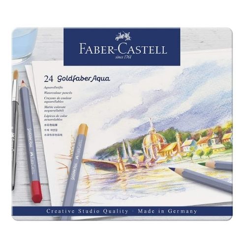 Colores Faber Castell Goldfaber De Caja Metálica X48-X36-24 - Imagen 9