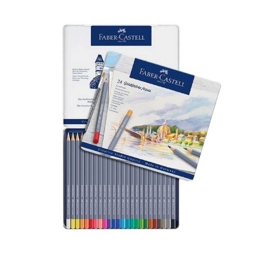 Colores Faber Castell Goldfaber De Caja Metálica X48-X36-24 - Imagen 6