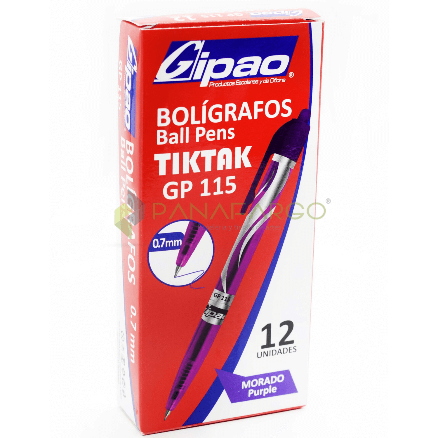 Lapicero Retráctil 0.7mm