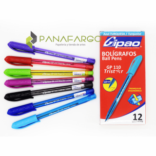 Lapicero Punta Fina Gipao de Tapa GP110 1.0 mm Tristar