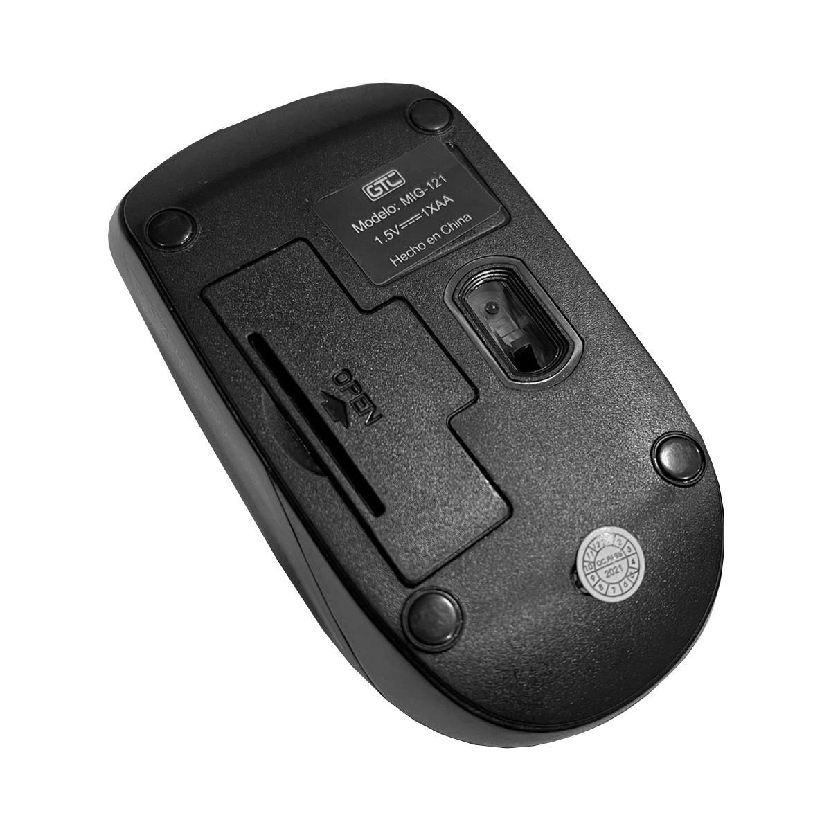 Mouse Inalámbrico Gtc MIG-121 1600dpi Azul - Imagen 3
