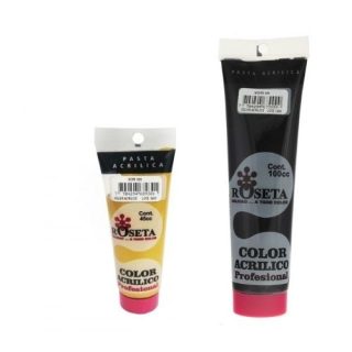 Pasta Acrílica – Roseta En Tubo  De 100cc Y 45cc En Todos Los Colores