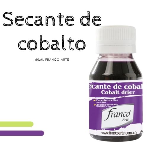 Secante De Cobalto Franco Arte De 60ml Para Oleo - Imagen 4