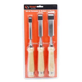 Set De Formones De Madera x 3 Pzs, Smart tools.