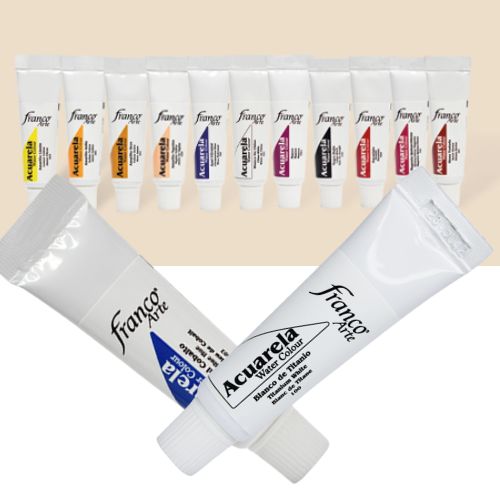 Acuarela en tubo 15ml Franco Arte - Imagen 2