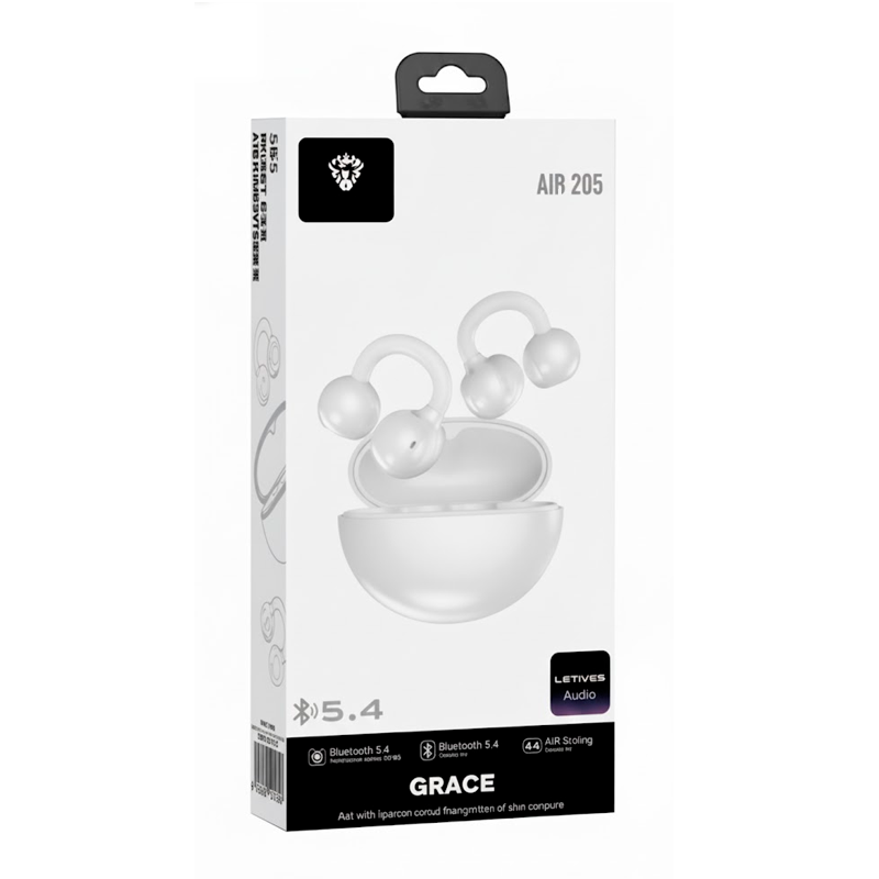 Audífonos In Ear Bluetooth Lenyes Air 203 Blanco - Imagen 4