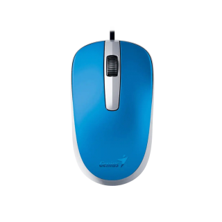 Mouse Con Cable Usb Genius Dx-120 Celeste