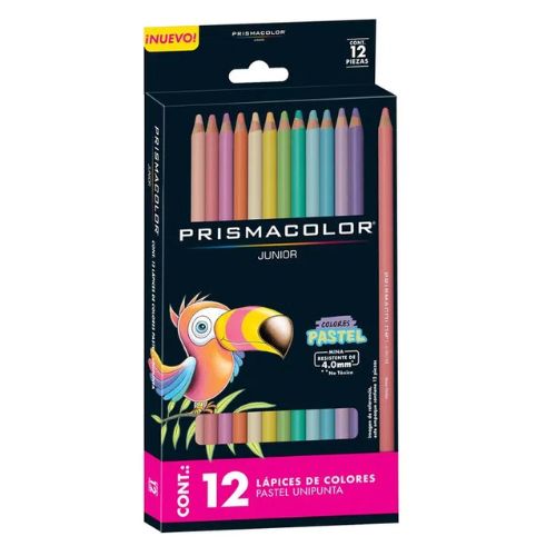 colores pastel prismacolor x 12 lapices