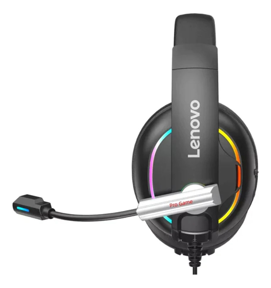 Audífonos Gamer Lenovo Hu75 Over Ear Usb Jack 3.5mm Ps4 Ps5 - Imagen 6