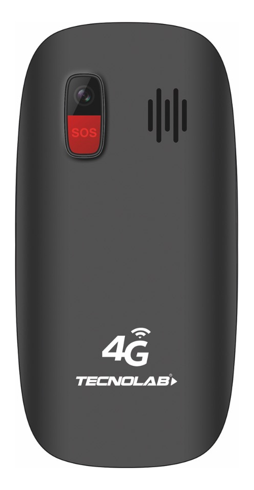 Teléfono Senior Tecnolab 4g Bt 1.7 Adulto Mayor Negro Tl486 - Imagen 4