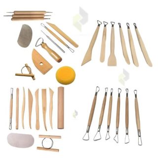 herramientas de modelado arcilla, plastilina y más