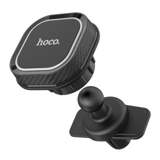 Soporte De Auto Rejilla Hoco Ca52 Intelligent Negro