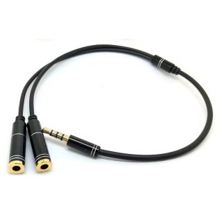 Cable Adaptador Jack a 2 Auxiliar 3.5mm