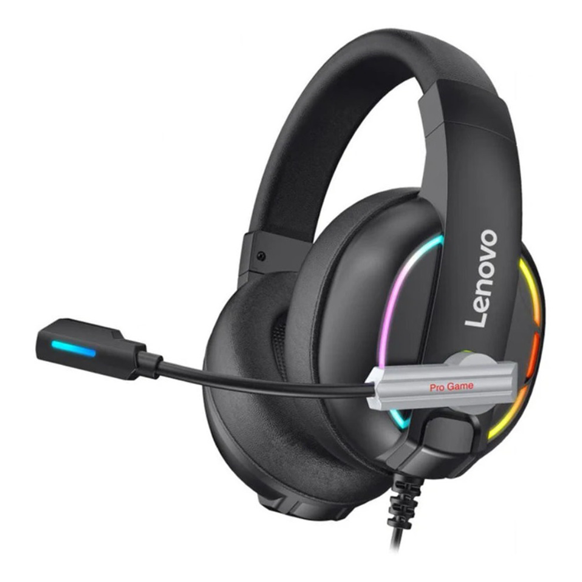 Audífonos Gamer Lenovo Hu75 Over Ear Usb Jack 3.5mm Ps4 Ps5 - Imagen 2