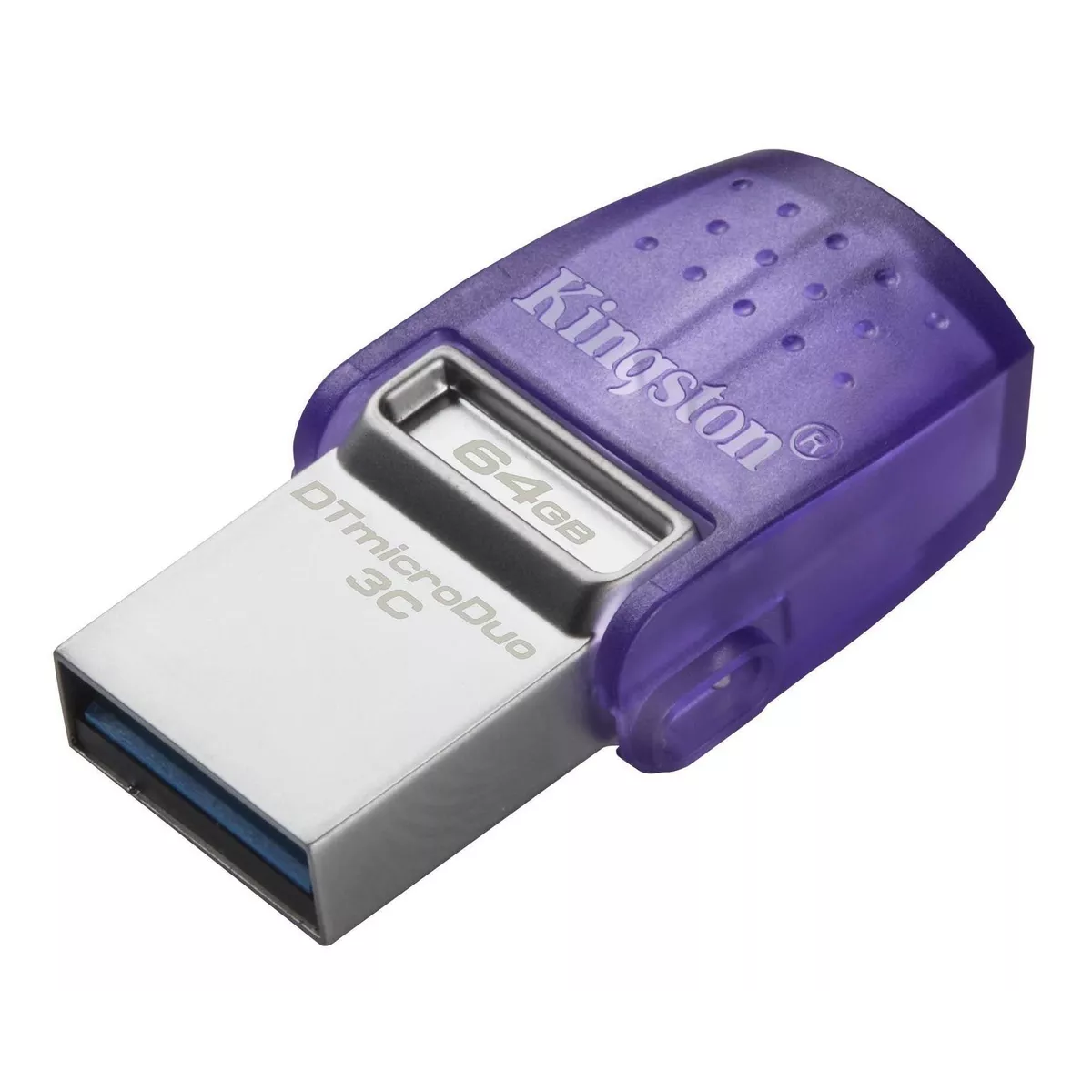 Pendrive Kingston Datatraveler Microduo 3c 64 Gb 3.2 Morado - Imagen 2