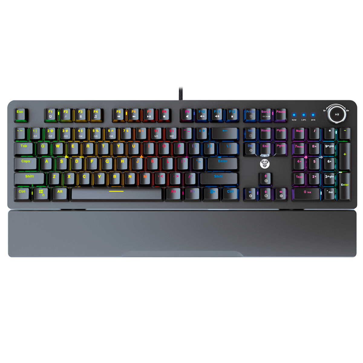 Teclado Gamer Mecánico Fantech Max Power Mk853 Negro - Imagen 6