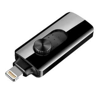 Pendrive Iphone Obsidian X2 Lightning MFI 32 GB Baseus Negro