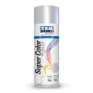 Pintura Spray Plata Metalico 350Ml/250Gr Tekbond