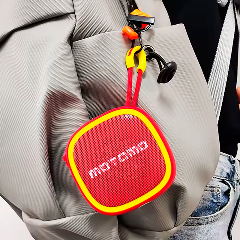 Parlante Bluetooth Motomo Pocket II 5w Rojo - Imagen 4