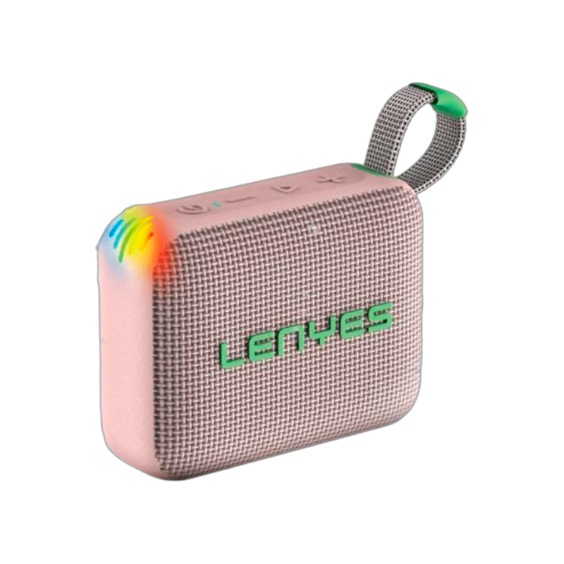 Parlante Bluetooth Lenyes S216 Resistente Al Agua 6w Rosado - Imagen 2