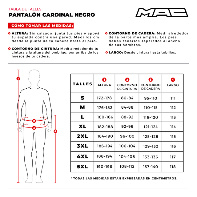 PANTALON MAC CARDINAL 4 ESTACIONES HOMBRE ENVIO GRATIS - Imagen 6