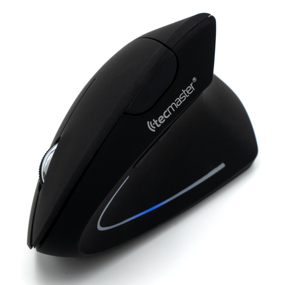 Mouse Vertical Inalambrico Recargable Tecmaster Negro - Imagen 2