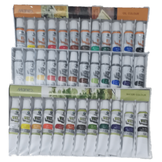 Acrílico, Oleo y Acuarela Maries – X 12 y 18 Tubos de 12ml