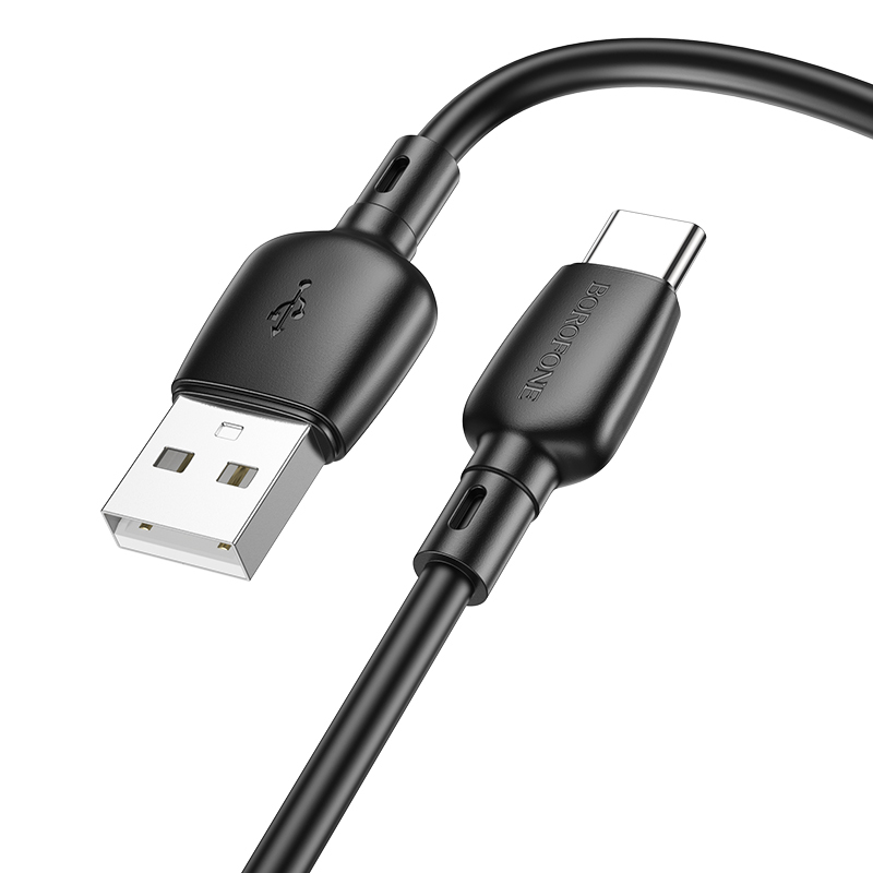 Cable Usb a Tipo C 27w Borofone Bx93 Negro - Imagen 2