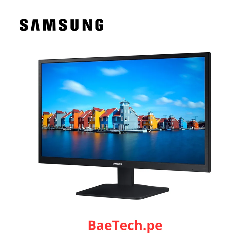 Monitor Samsung Flat LED 19" LS19A330NH, TN, 1366 x 768, VGA, HDMI, Negro - Imagen 2