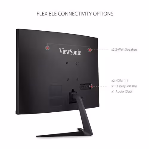 Monitor LED ViewSonic OMNI VX3218-PC-MHD 32" Class Full HD Pantalla curva 16:9 - Imagen 3